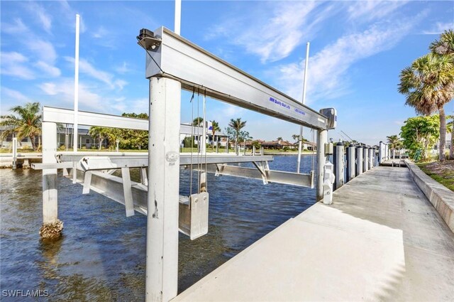 125 Donna Ct, Punta Gorda, FL 33950 - dock area featuring a water view