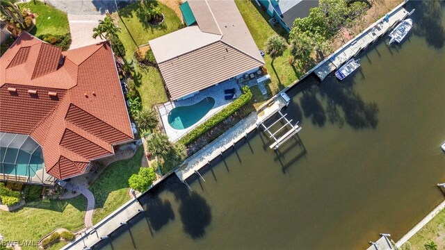 125 Donna Ct, Punta Gorda, FL 33950 - aerial view of a nearby body of water and a pool