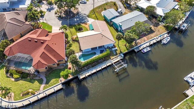 125 Donna Ct, Punta Gorda, FL 33950 - aerial perspective of suburban area with a large body of water