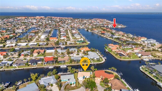 125 Donna Ct, Punta Gorda, FL 33950 - aerial view of property's location featuring a large body of water and nearby suburban area