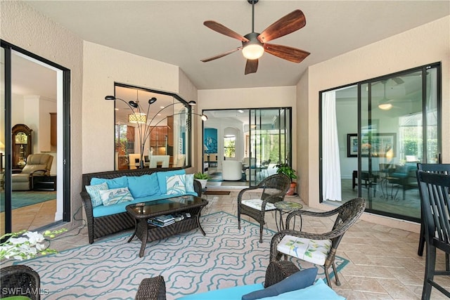 10986 Longwing Dr, Fort Myers, FL 33912 - sunroom / solarium with vaulted ceiling