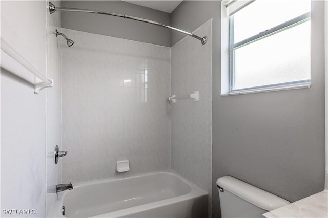 14183 Fall Creek Ct, Naples, FL 34114 - full bathroom featuring toilet and shower / bathtub combination