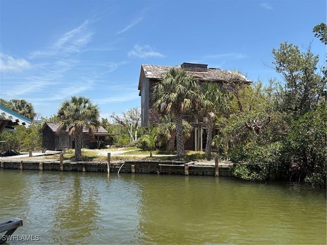 310 Pieces Of Eight, Captiva, FL 33924 - dock area featuring a water view