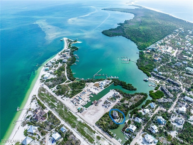 310 Pieces Of Eight, Captiva, FL 33924 - aerial view of property and surrounding area with a large body of water