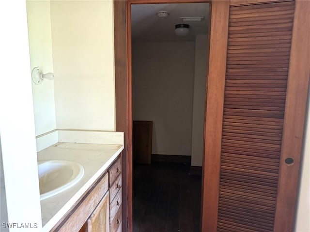310 Pieces Of Eight, Captiva, FL 33924 - bathroom featuring vanity and baseboards
