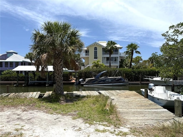 310 Pieces Of Eight, Captiva, FL 33924 - dock area with a water view