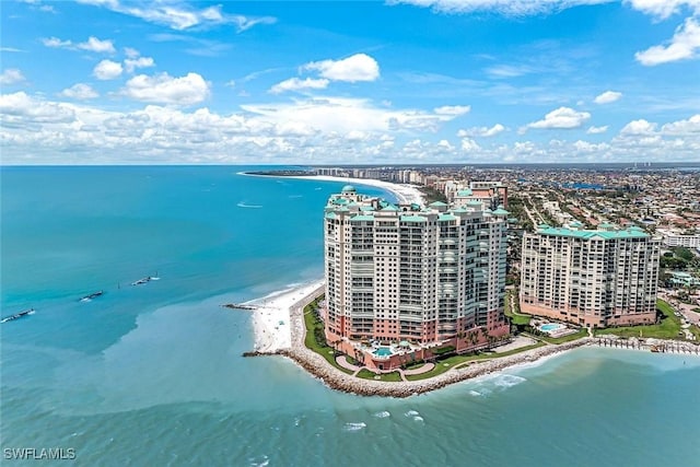 970 Cape Marco Dr Unit 2105, Marco Island, FL 34145 - drone / aerial view of expansive beach