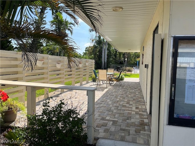 6184 Michelle Way Unit 123, Fort Myers, FL 33919 - view of patio with outdoor dining area