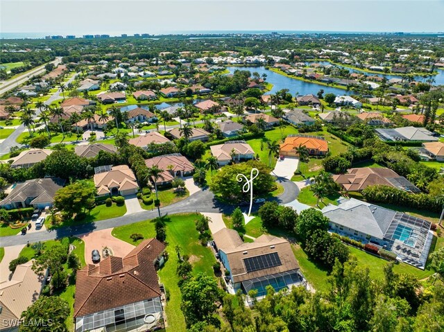 28996 Seton Ct, Bonita Springs, FL 34134 - aerial perspective of suburban area with a nearby body of water