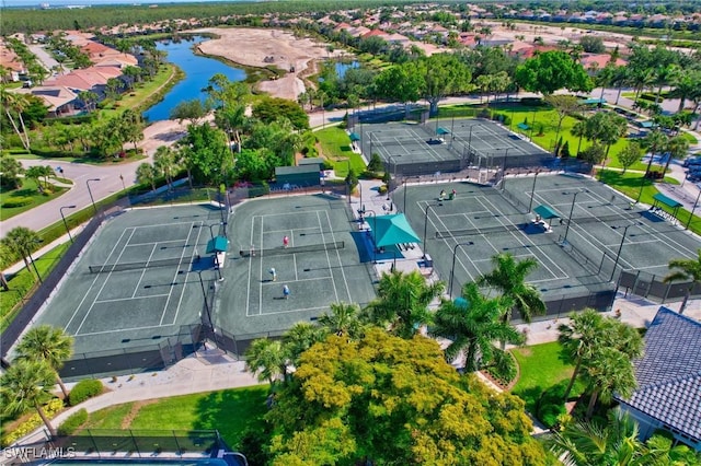 10020 Sky View Way Unit 905, Fort Myers, FL 33913 - aerial view of property and surrounding area with a large body of water and nearby suburban area