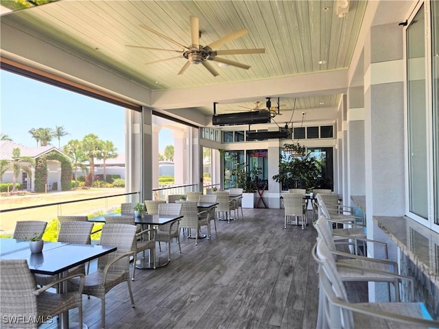 10020 Sky View Way Unit 905, Fort Myers, FL 33913 - sunroom / solarium with beamed ceiling