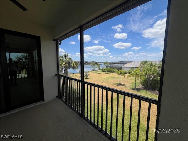 12048 Hawthorn Lake Dr Unit 202, Fort Myers, FL 33913 - balcony featuring a water view