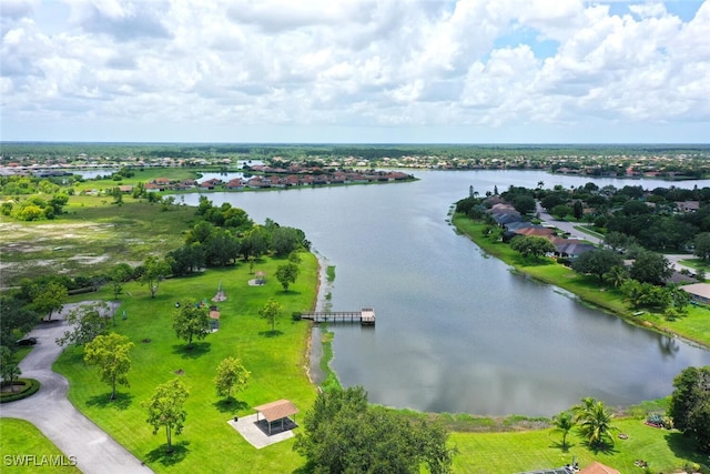 725 Grove Dr, Naples, FL 34120 - aerial view of a nearby body of water