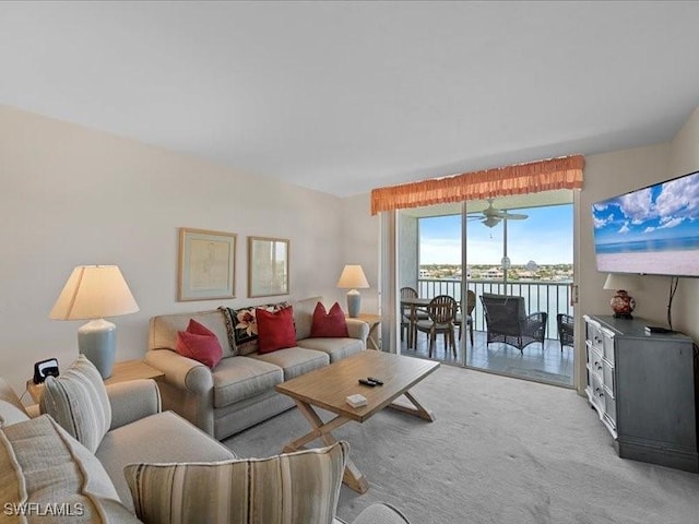 897 Collier Ct Unit 4-705, Marco Island, FL 34145 - view of carpeted living room