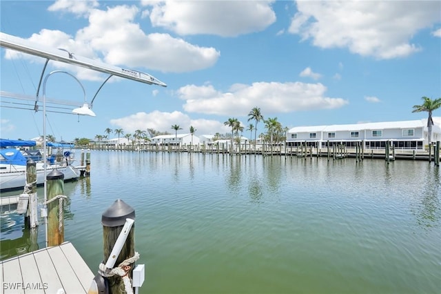18195 Cutlass Dr, Fort Myers Beach, FL 33931 - dock area featuring a water view