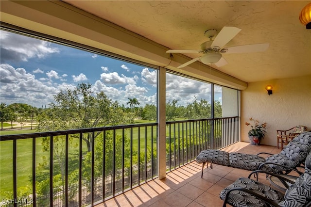 6979 Winkler Rd Unit 131, Fort Myers, FL 33919 - balcony featuring ceiling fan