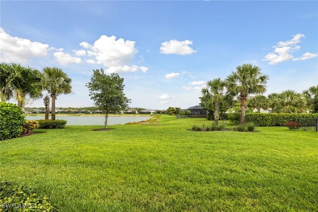 19197 Elston Way, Estero, FL 33928 - view of green lawn with a water view
