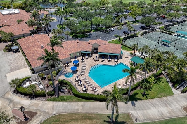 8804 Middlebrook Dr Unit 102, Fort Myers, FL 33908 - aerial view of property's location with a pool