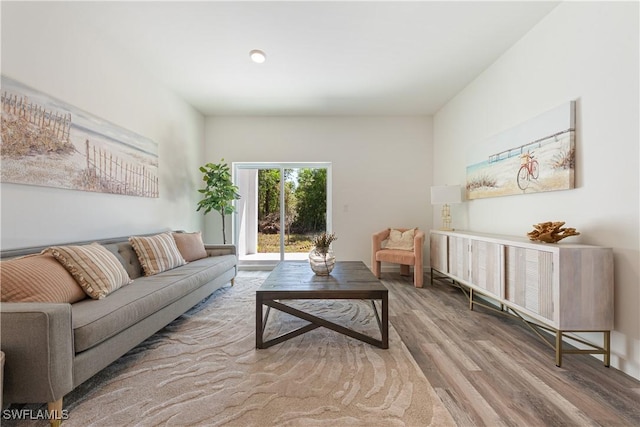 5205/5207 26th St SW, Lehigh Acres, FL 33973 - living area featuring wood finished floors