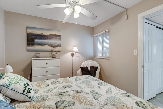 2100 Barkeley Ln Unit 1, Fort Myers, FL 33907 - bedroom featuring a ceiling fan
