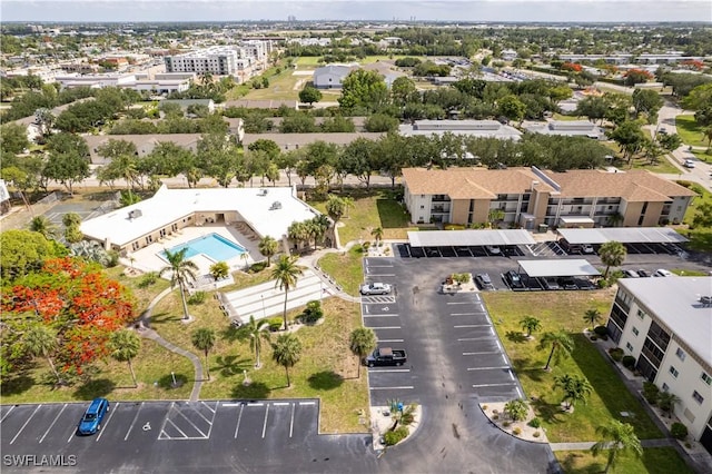 2100 Barkeley Ln Unit 1, Fort Myers, FL 33907 - bird's eye view of a pool