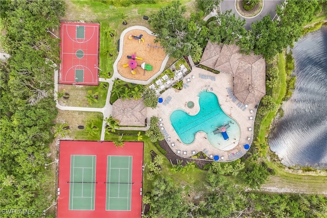 12642 Cara Cara Loop, Bradenton, FL 34212 - bird's eye view of a pool area