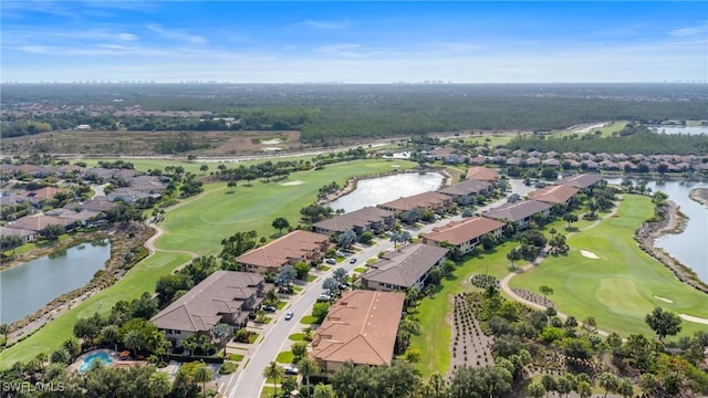 8761 Bellano Ct Unit 202, Naples, FL 34119 - view of property location featuring a local golf course, nearby suburban area, and a large body of water