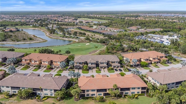 8761 Bellano Ct Unit 202, Naples, FL 34119 - view of property location featuring nearby suburban area, a golf course, and a large body of water