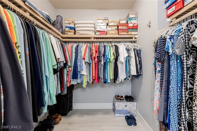 2797 1st St Unit 803, Fort Myers, FL 33916 - walk in closet with wood finished floors