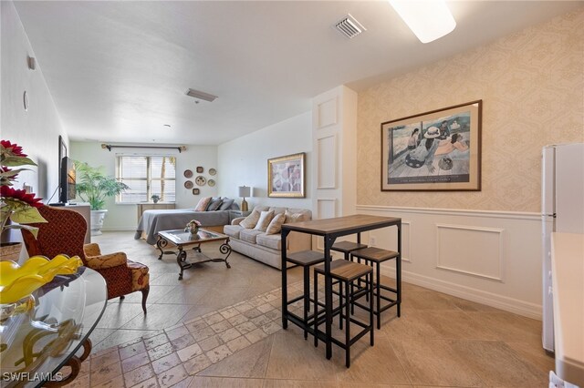 2797 1st St Unit 803, Fort Myers, FL 33916 - living area with wainscoting