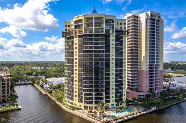 2797 1st St Unit 803, Fort Myers, FL 33916 - view of apartment building / complex featuring a water view