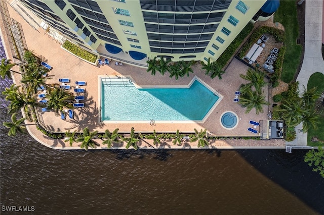 2797 1st St Unit 803, Fort Myers, FL 33916 - aerial view of a pool
