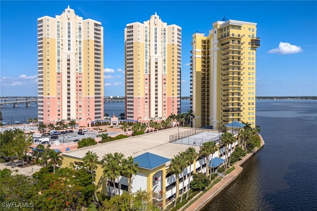 2797 1st St Unit 803, Fort Myers, FL 33916 - view of building exterior featuring a water view and a view of city