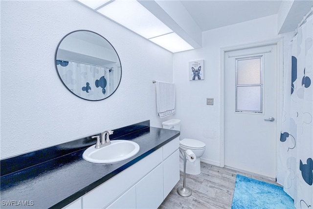 25379 Paladin Ln, Punta Gorda, FL 33983 - full bath with vanity, toilet, and wood finished floors