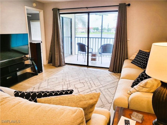 11460 Caravel Cir Unit 5016, Fort Myers, FL 33908 - living area with wood finished floors