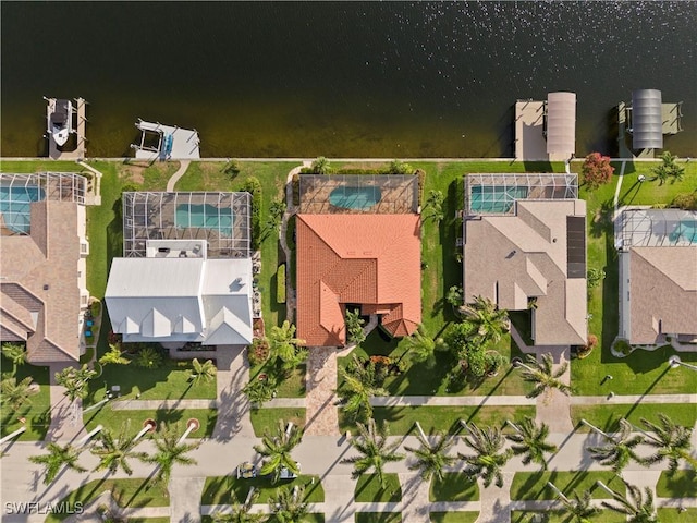 1069 SW 57th St, Cape Coral, FL 33914 - aerial view of a pool