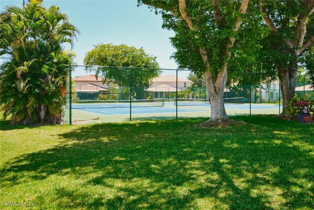 3350 Alouette Cir Unit 1, Fort Myers, FL 33907 - view of tennis court
