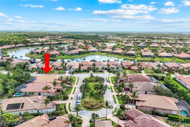 6419 Vivaldi Ct, Naples, FL 34113 - aerial perspective of suburban area featuring a nearby body of water
