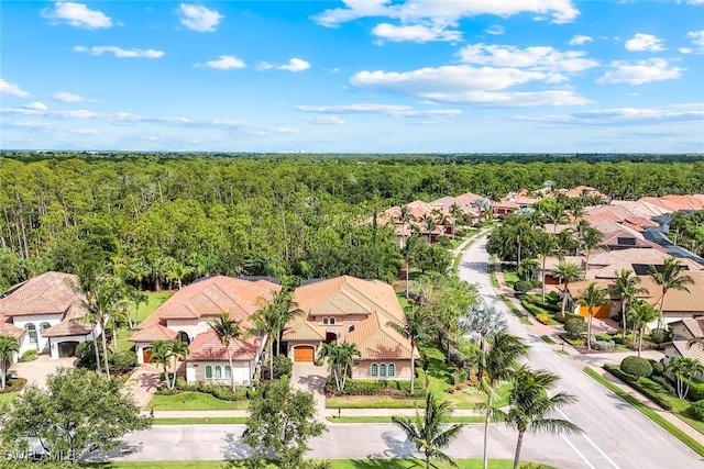 6419 Vivaldi Ct, Naples, FL 34113 - aerial perspective of suburban area with a forest
