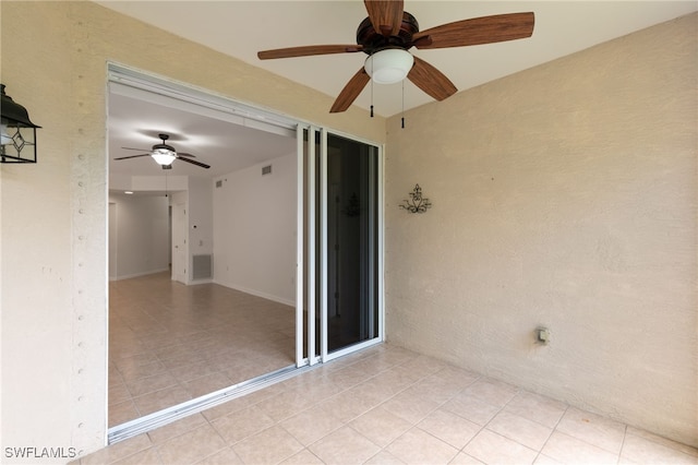 1335 Henley St Unit 802, Naples, FL 34105 - view of patio / terrace with ceiling fan