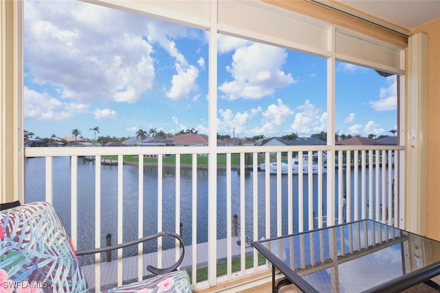 1124 SW 48th Ter Unit 208, Cape Coral, FL 33914 - balcony with a water view