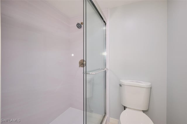 1124 SW 48th Ter Unit 208, Cape Coral, FL 33914 - full bathroom with a shower with door and toilet