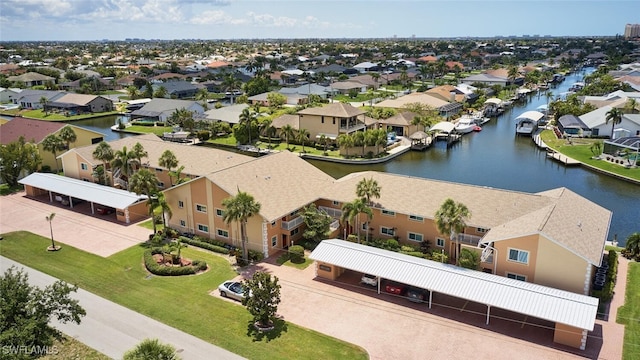 1124 SW 48th Ter Unit 208, Cape Coral, FL 33914 - aerial view of residential area with a large body of water