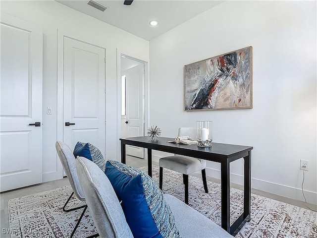 857 95th Ave N, Naples, FL 34108 - office area with recessed lighting and baseboards