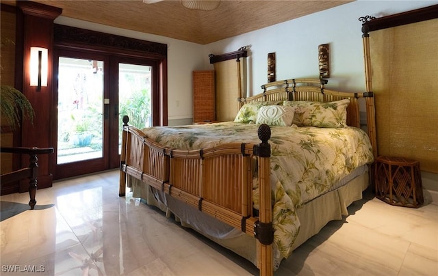 2535 River Reach Dr, Naples, FL 34104 - bedroom featuring access to exterior and french doors