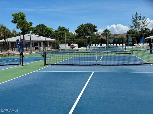 2777 Clipper Way, Naples, FL 34104 - view of tennis court