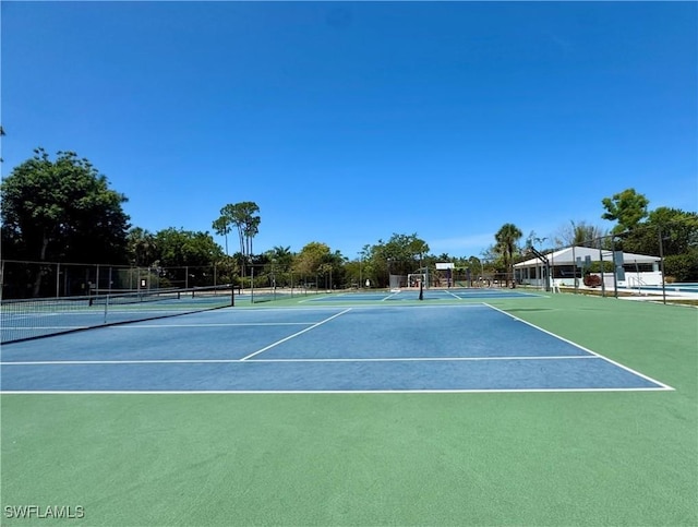 2777 Clipper Way, Naples, FL 34104 - view of tennis court