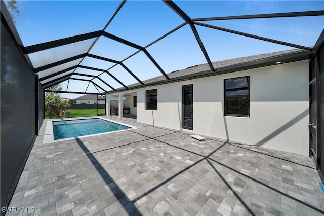419 NW 7th Ave, Cape Coral, FL 33993 - outdoor pool with a patio area and a lanai