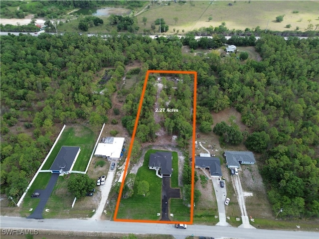 3247 72nd Ave NE, Naples, FL 34120 - aerial view of property's location featuring property boundaries highlighted