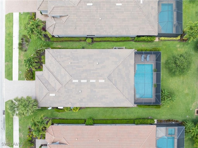 23778 Pebble Pointe Ln, Estero, FL 34135 - drone / aerial view of a pool area